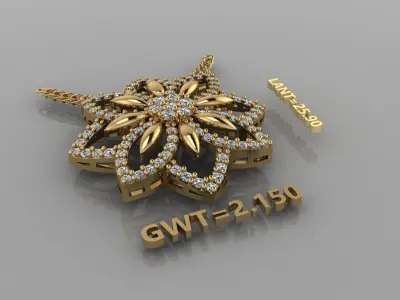FASION  PENDANT 3D model shop