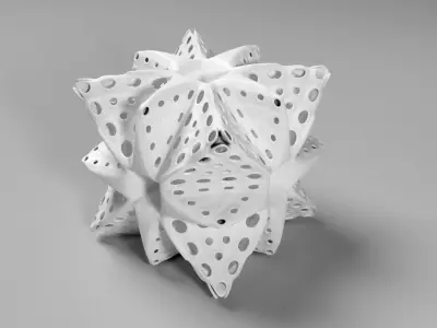 Alien Pollen set 2 3D print model