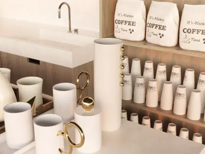 CAFE 1 Free 3D model