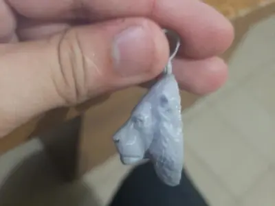 Lion keychain Free 3D print model