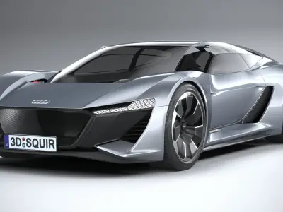 Audi PB18 E-Tron Concept 3D model