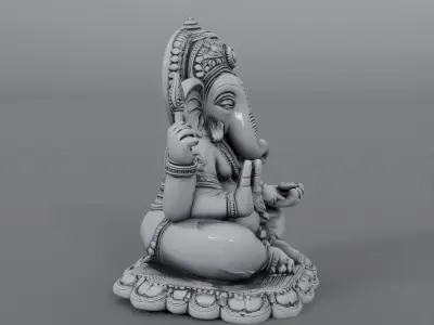 God Ganesha  3D model