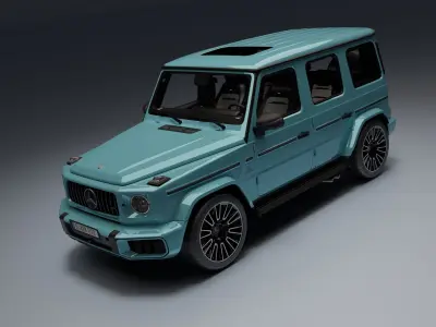Mercedes-Benz AMG G 63 Low-poly 3D model