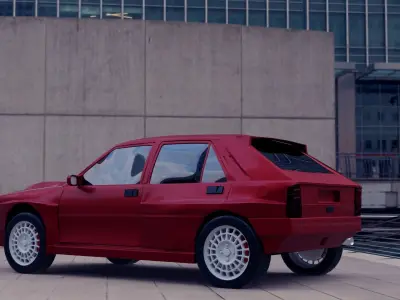 Lancia Delta Integrale 3D model