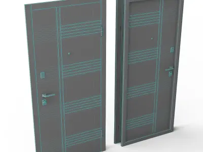 Korbinal Door 3D model