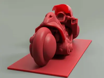 Kaneda Bike 3D Print Model 3D print model