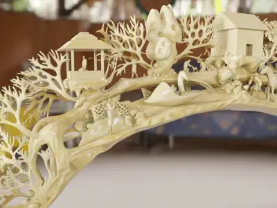 Elephant Tusk Ivory 3D model