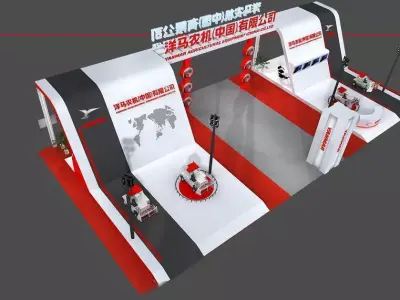 Exhibition - Area - 13X29-3DMAX2009-04 3D model