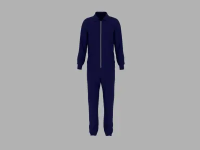 Sport Suit Low-poly 3D model 18