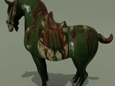 Horse Statuettes Collection volume 7 3D model