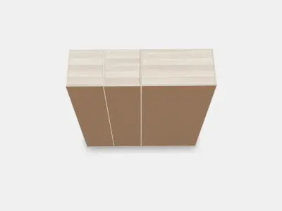 PAX 3 wardrobe frames 5 Low-poly 3D model