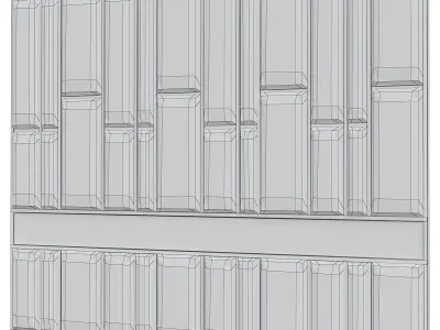 Headboard Premium 3d model Low-poly 3D model get