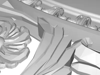carved frame 3D model 61