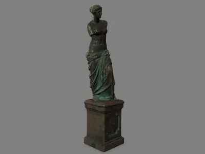Venus  de  Milo Low-poly 3D model