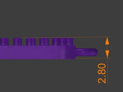 Diamond m Pendant Gold Silver Platinum Luxury Jewelry 3D print model