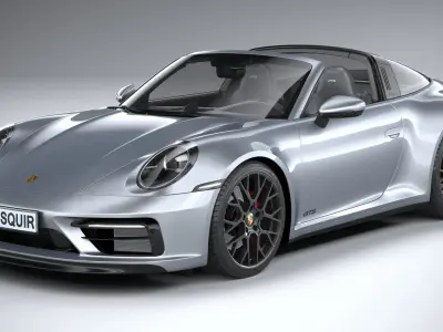 Porsche 911 Targa 4GTS 2022 3D model