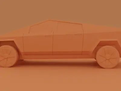 Tesla Cybertruck Free 3D model
