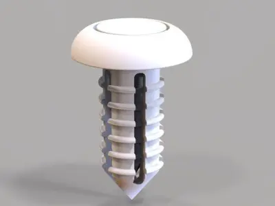 Push Retainer Blind Rivet 3D print model