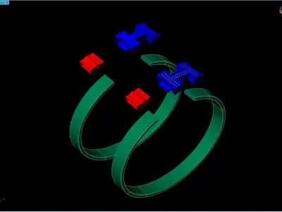 H Fashion Bracelet  3D print model