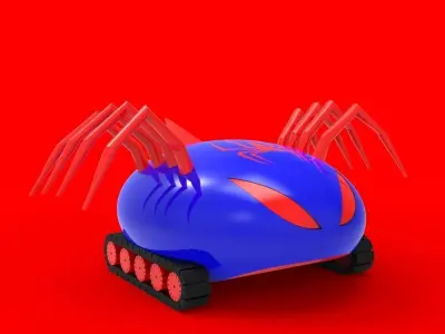 spiderman car 3D model