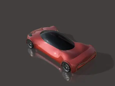 Future Sports Car 3D model