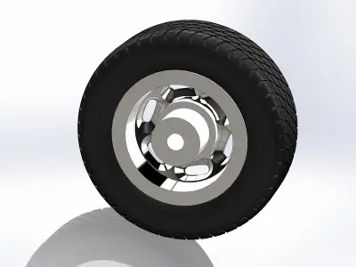 Wheels for scale model of Chrysler 1960-76 3D print model