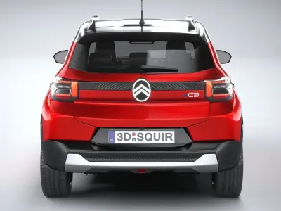 Citroen e C3 2024 3D model