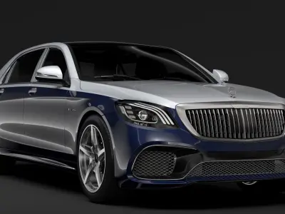 Mercedes AMG Maybach S 65 X222 2019 3D model