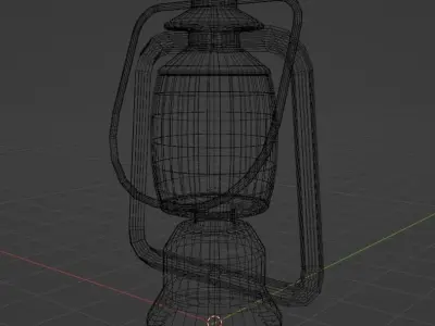 lantern 3D model 2