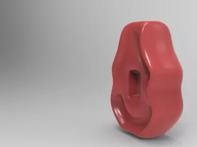 Bohha Vase Low-poly 3D model