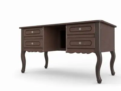 Old Table 3D model purchase