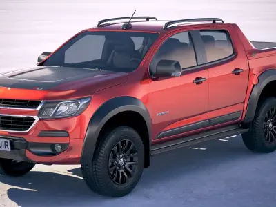 Holden Colorado DoubleCab 2020 3D model