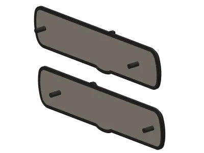 Honda CG 125 emblem 3D model