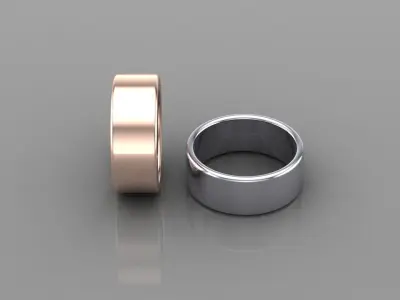 Light Gold Ring For men and women Free Free 3D model