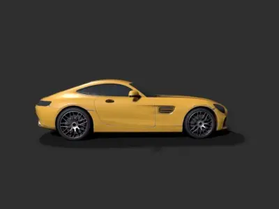 Mercedes AMG GT 3D model