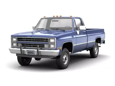GENERIC PICKUP TRUCK 4 3D model