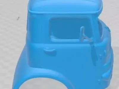 Albion Reiver RE29 1964 Printable Body Cabin Truck 3D print model