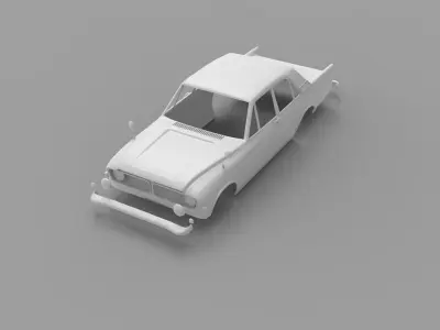 1962 zephyr rc body shell 3D print model