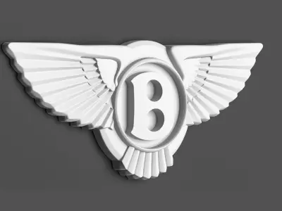 Bentley Logo 02 3D print model