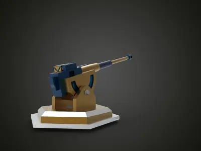sci-fi artillery 2 3D print model
