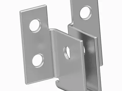 Steel U Bracket 3D print model