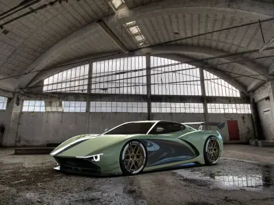 Vette Maco sport Gt Concept by CeGo 3D model