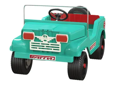 Pedal car Buggy 3D model