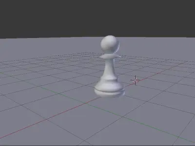 Chess Pawn 3D model