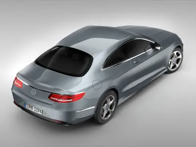 Mercedes Benz S Class Coupe 2015 3D model