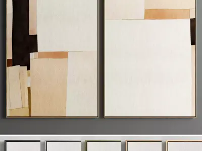 Photo Frame 80 Low-poly 3D model