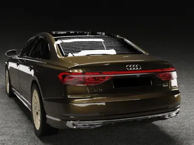 audi-a8l-2022 3D model