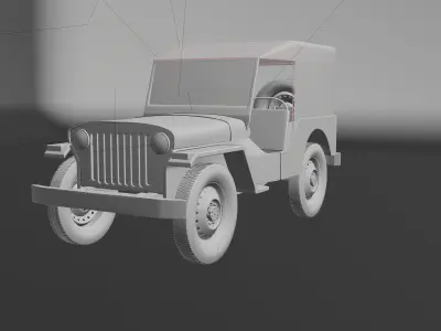 Mahindra Jeep major 3D model