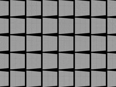 300 Tiles Patterns Noise for Zbrush Pack 3D model