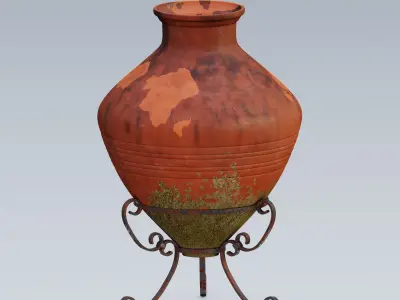 Garden urn planter22 3D model